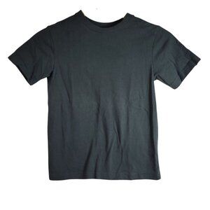 2/$15 Circo T Shirt Dark Gray Size 6 7 Small Short Sleeve Crew Solid 100% Cotton